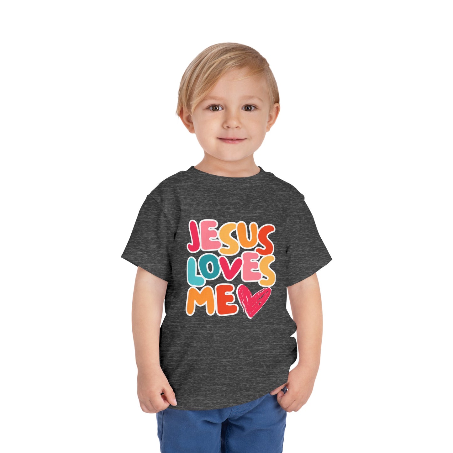 Toddler Jesus Loves Me Tee