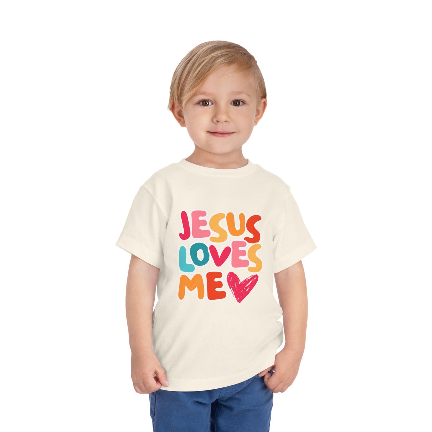 Toddler Jesus Loves Me Tee